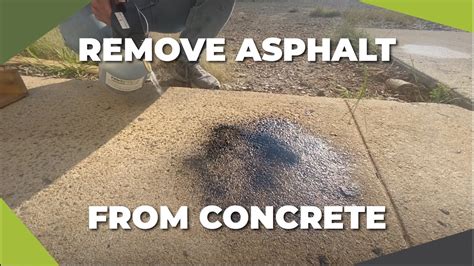 how to remove asphalt from bucket